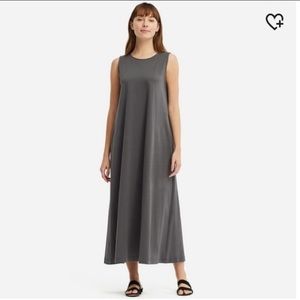 Uniqlo mercerized cotton dress